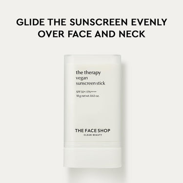 The Face Shop The Therapy Sunscreen Stick SPF50+ PA++++, Water Resistant, UVA/B Protection